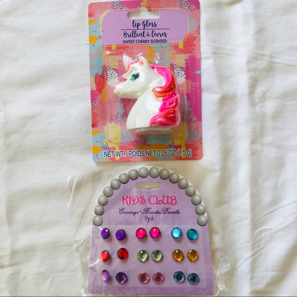 NWT MERMAID ZIP CASE , BANK , UNICORN PENS LIP GLOSS! - Picture 14 of 16